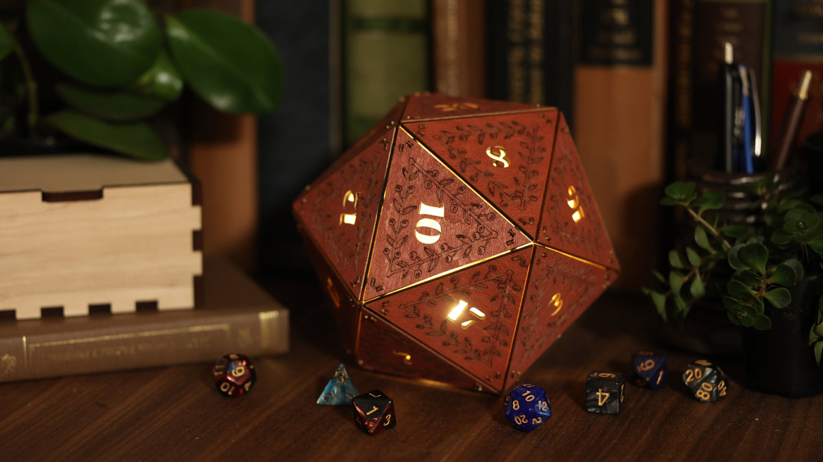 D&D Dice Lamps - Five Penny Piece
