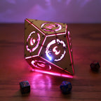 Dragon Dice Lamp - DnD Tabletop RPG Decor