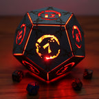 Dragon Dice Lamp - DnD Tabletop RPG Decor