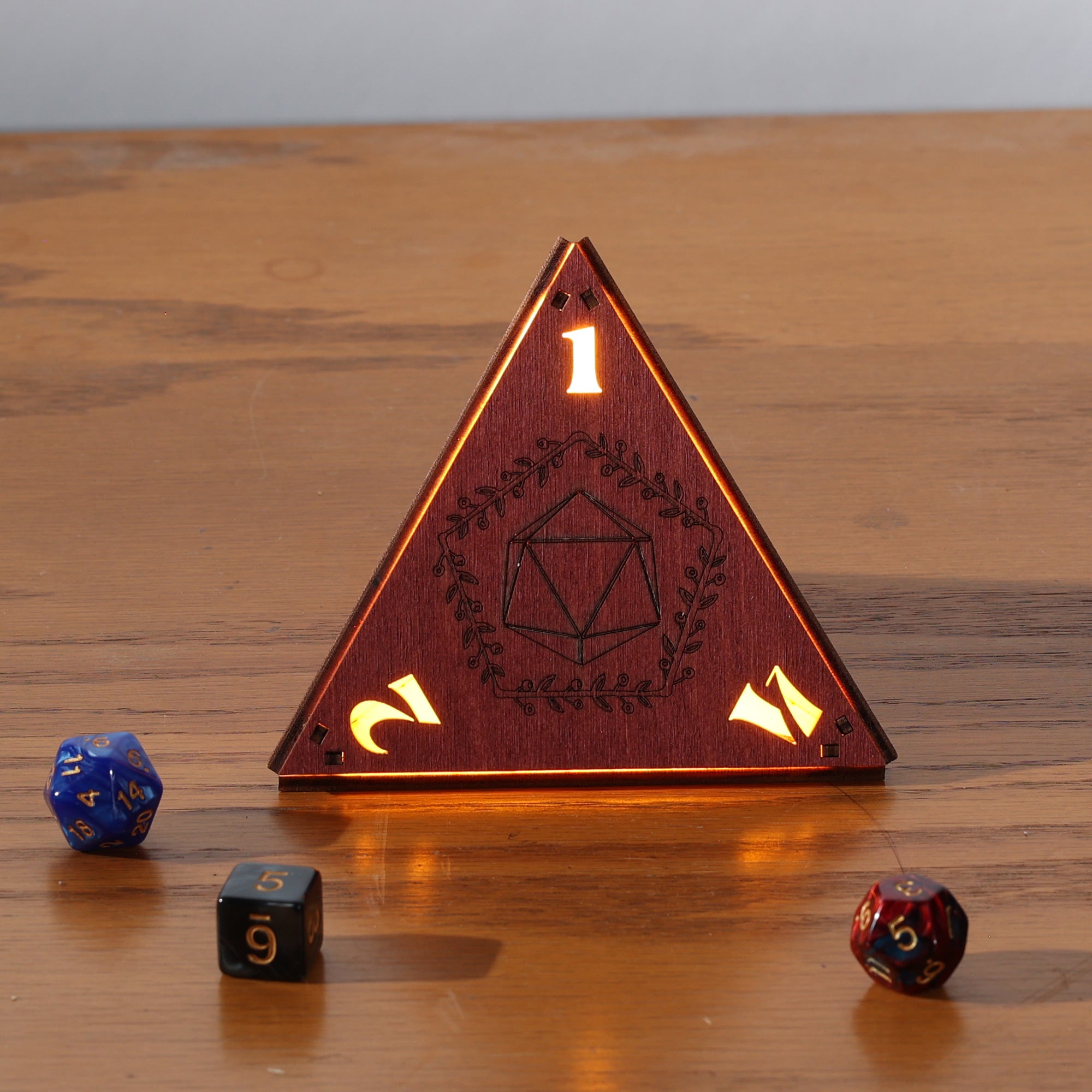 DnD Dice Light: Tabletop RPG Themed Lamp