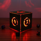 Dragon Dice Lamp - DnD Tabletop RPG Decor