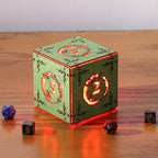 Dragon Dice Lamp - DnD Tabletop RPG Decor