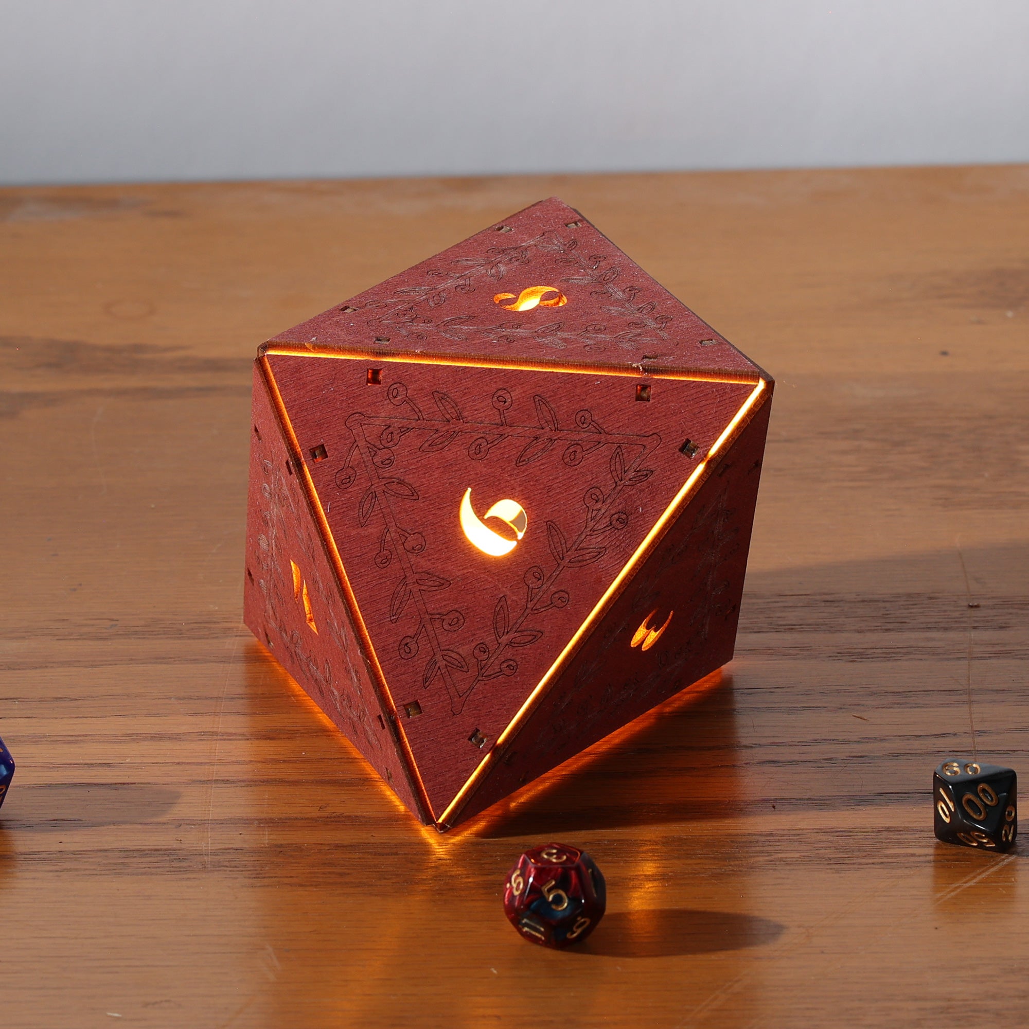 DnD Dice Light: Tabletop RPG Themed Lamp