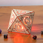 Dragon Dice Lamp - DnD Tabletop RPG Decor