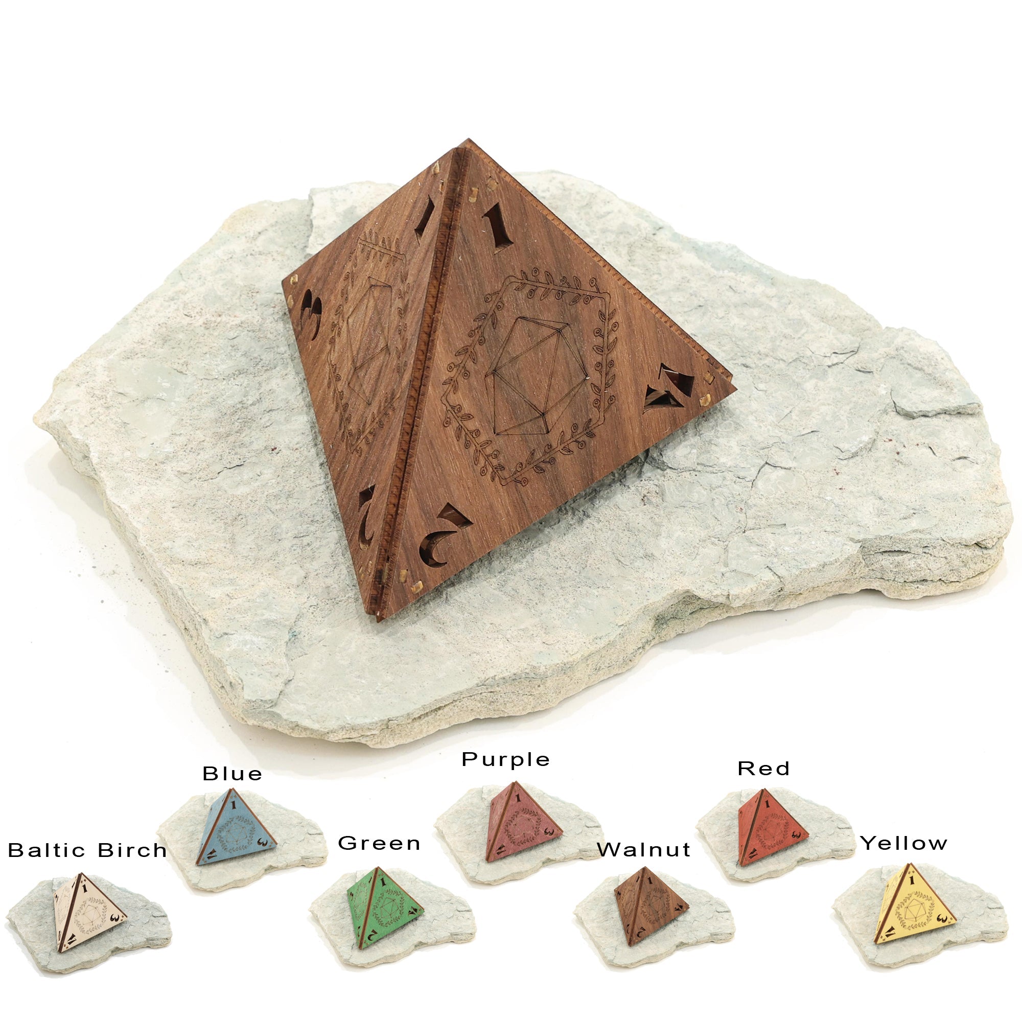 DnD Dice Light: Tabletop RPG Themed Lamp - Five Penny Piece