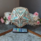 Valentines Day Light, Girls Nightlight, Cordless Nightstand Light, Valentines Day Gift, Shadow Lamp, Special Gift For Her - Five Penny Piece